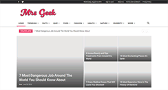 Desktop Screenshot of mrsgeek.com